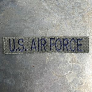 U.S. AIR FORCE embroidered tape patch - vintage